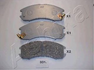 Brake Pad Set, disc brake 50-03-331