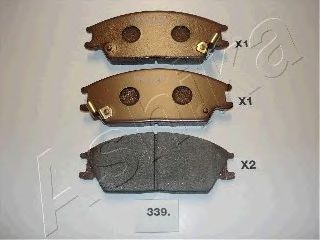 Brake Pad Set, disc brake 50-03-339