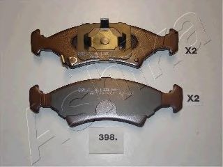 Brake Pad Set, disc brake 50-03-398