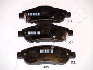 Brake Pad Set, disc brake 50-04-405