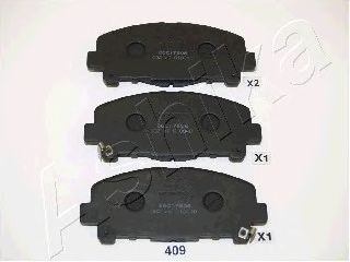 Brake Pad Set, disc brake 50-04-409