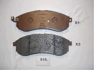 Brake Pad Set, disc brake 50-05-515