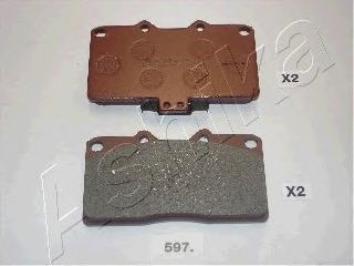 Brake Pad Set, disc brake 50-05-597
