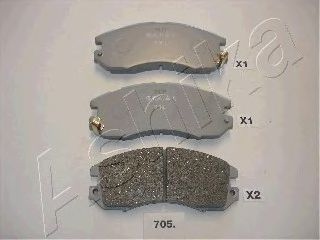 Brake Pad Set, disc brake 50-07-705
