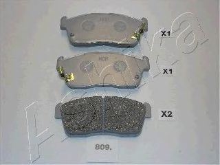 Brake Pad Set, disc brake 50-08-809