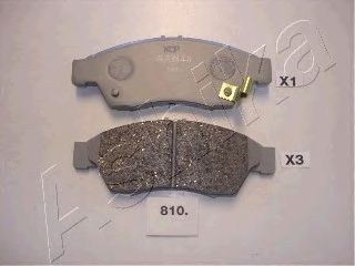 Brake Pad Set, disc brake 50-08-810