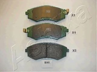 Brake Pad Set, disc brake 50-0S-S02