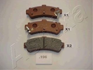 Brake Pad Set, disc brake 51-01-196