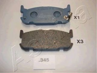 Brake Pad Set, disc brake 51-03-345