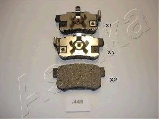 Brake Pad Set, disc brake 51-04-445