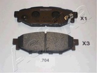Brake Pad Set, disc brake 51-07-704