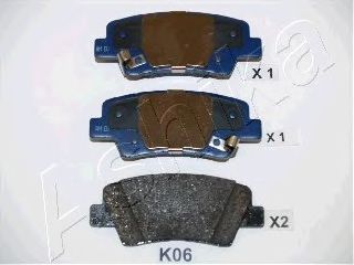 Brake Pad Set, disc brake 51-0K-K06