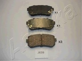 Brake Pad Set, disc brake 51-0K-K09