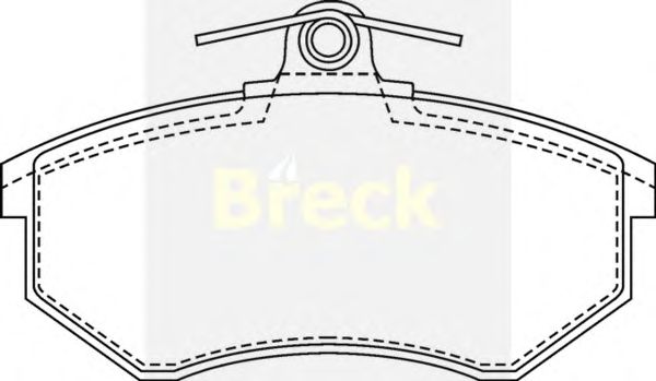 Brake Pad Set, disc brake 20669 00 701 00