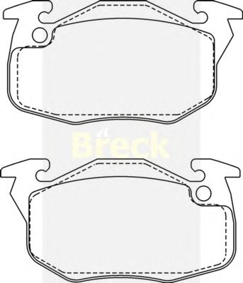 Brake Pad Set, disc brake 20905 00 702 10