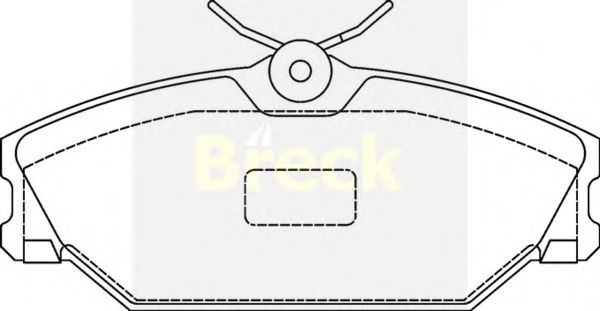 Brake Pad Set, disc brake 23172 00 702 00