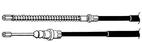 Cable, parking brake PU02203