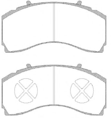Brake Pad Set, disc brake JSA 15803.10