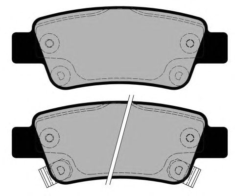 Brake Pad Set, disc brake PA1793