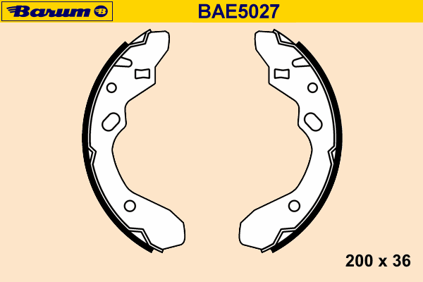 Brake Shoe Set BAE5027