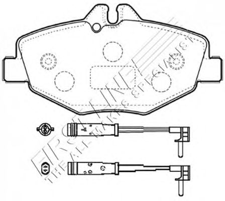 Brake Pad Set, disc brake FBP3428