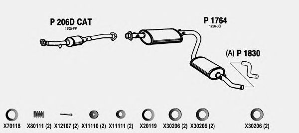Exhaust System CI626
