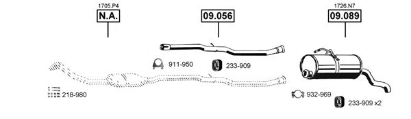 Exhaust System CI090280