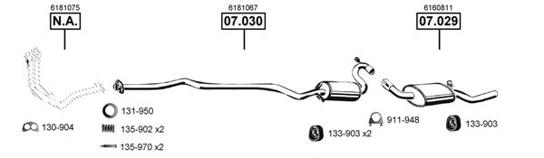 Exhaust System FO070210