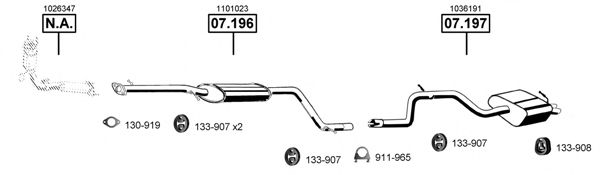 Exhaust System FO073710