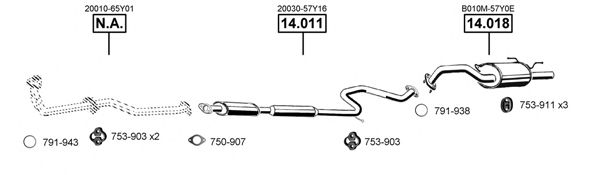 Exhaust System NI142220