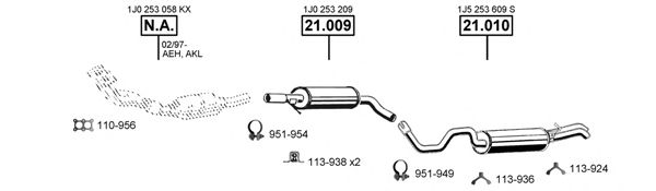 Exhaust System SK211035