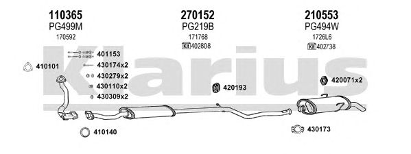 Exhaust System 180397E