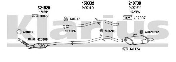 Exhaust System 630703E