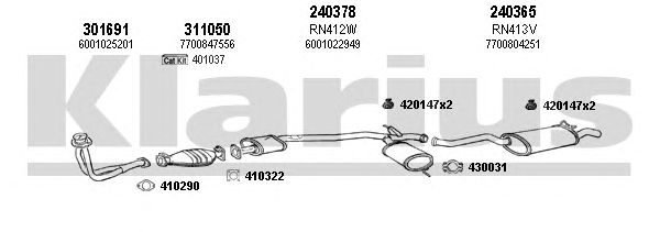 Exhaust System 720631E