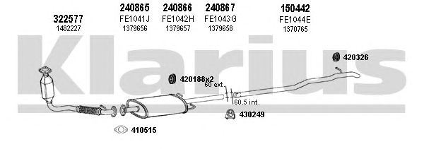 Exhaust System 362051E