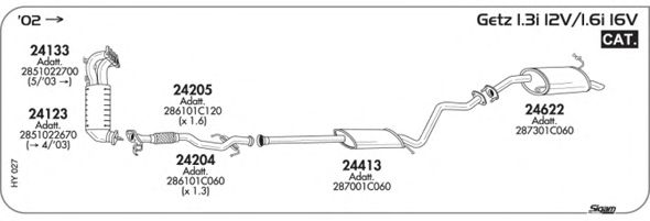 Exhaust System HY027