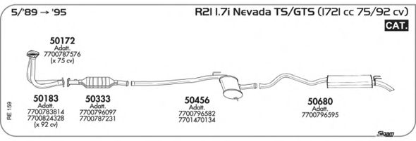 Exhaust System RE159