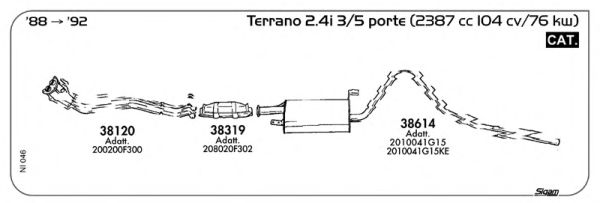 Exhaust System NI046