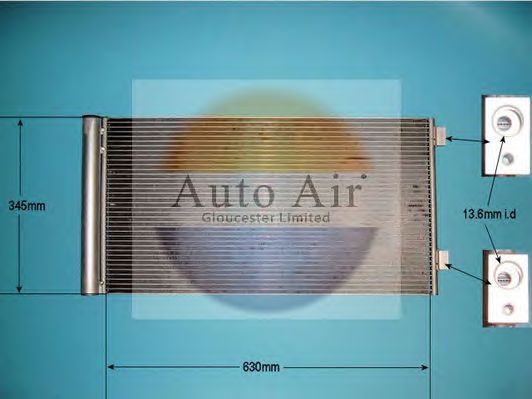 Condensador, ar condicionado 16-8923
