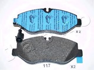 Brake Pad Set, disc brake 50117