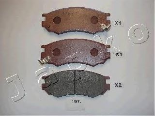 Brake Pad Set, disc brake 50197