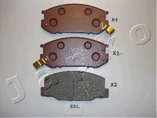 Brake Pad Set, disc brake 50231