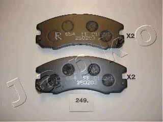 Brake Pad Set, disc brake 50249