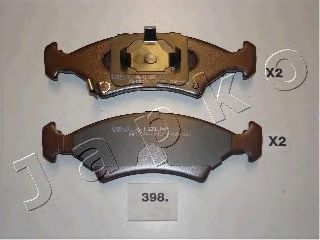Brake Pad Set, disc brake 50398