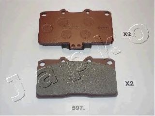 Brake Pad Set, disc brake 50597