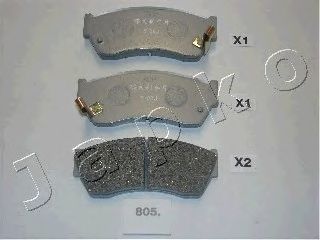 Brake Pad Set, disc brake 50805
