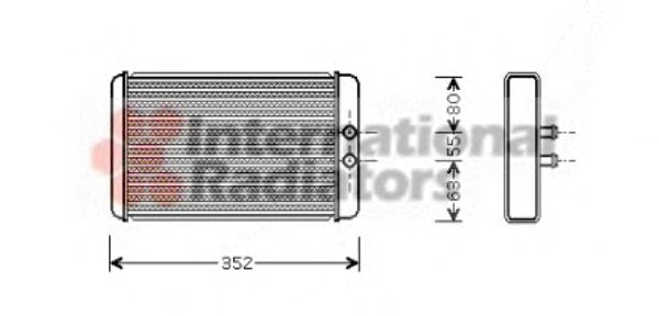 Heat Exchanger, interior heating 17006265