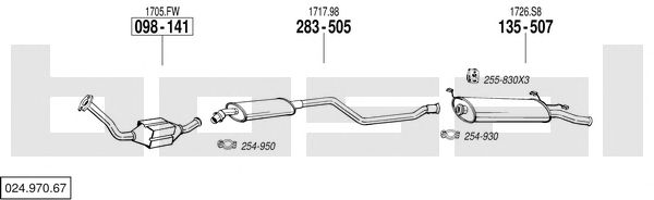 Exhaust System 024.970.67
