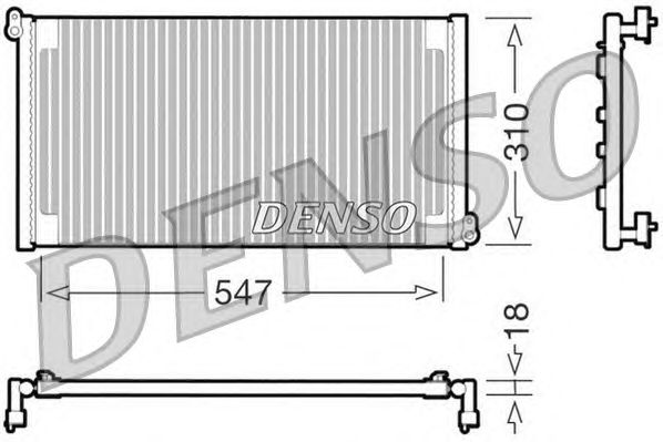 Condensator, airconditioning DCN09011