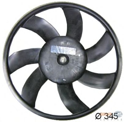 Fan, motor sogutmasi 8EW 351 041-651